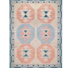 Swinging By Turkish Handmade Wool Rug